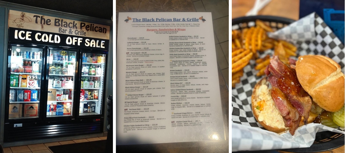 The Black Pelican Bar & Grille - Katering & Kegs Menu